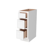 RTA Solid Wood Cabinet Inset Origami White Vanity Cabinets for Kitchen Bathroom and Laundry Storage